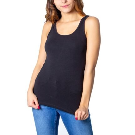 Only Black Cotton Tank Top