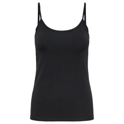 Only Black Cotton Tops & T-Shirt