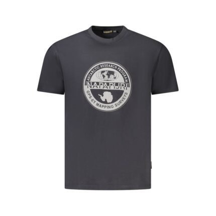 Napapijri Black Cotton Men T-Shirt