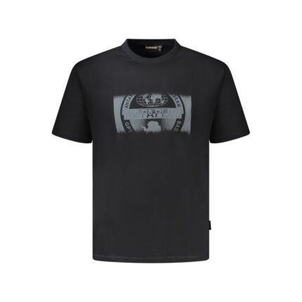 Napapijri Black Cotton Men T-Shirt
