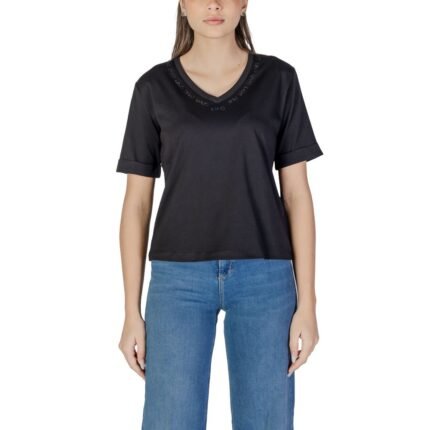 Liu Jo Black Cotton T-Shirt