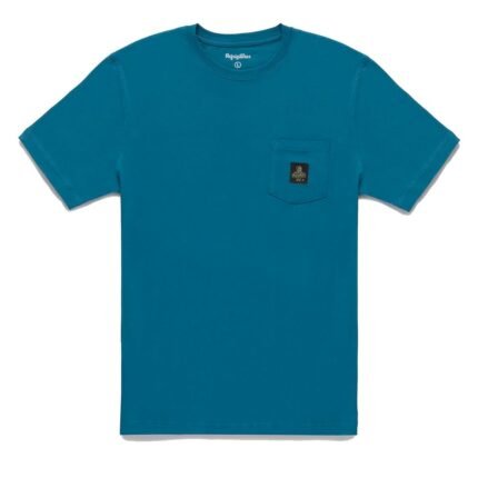 Refrigiwear Light Blue Cotton Men T-Shirt