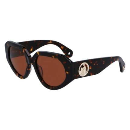 Lanvin Brown Haircalf Sunglasses