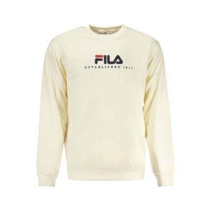 Fila Beige Cotton Men Sweater