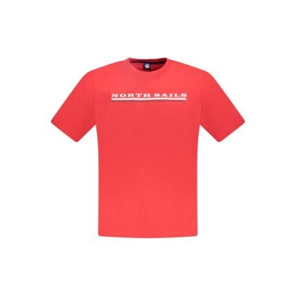 North Sails Red Cotton Men TShirt