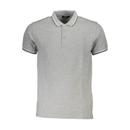 Cavalli Class Brown Cotton Men Polo Shirt