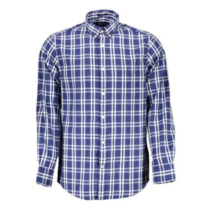 Gant Blue Cotton Men Shirt