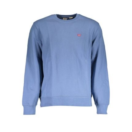 Levi's Blue Cotton Men Sweater
