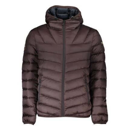Napapijri Brown Polyamide Men Jacket