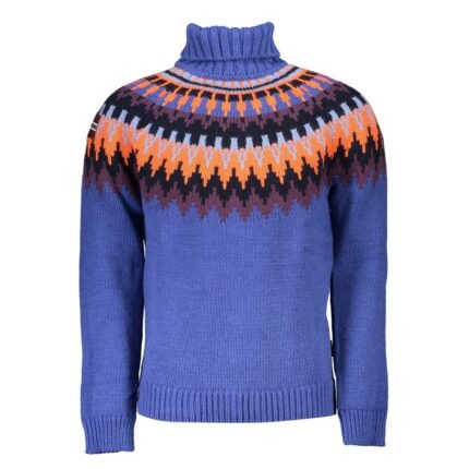 Napapijri Blue Acrylic Men Sweater