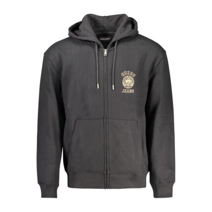 Guess Jeans Black Cotton Men Sweater