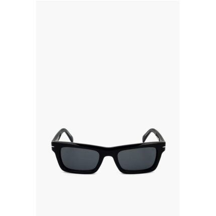 David Beckham Rectangular Sunglasses with Monochrome Lenses