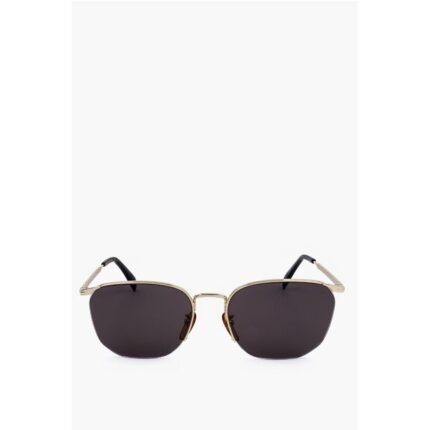 David Beckham Half-frame Sunglasses with Dark Lenses