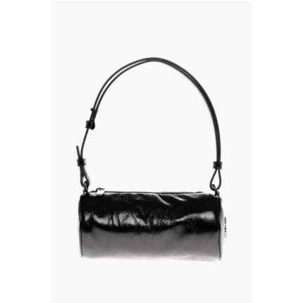 Off-White Leather TORPEDO Mini Bag with Silver Tone Logo