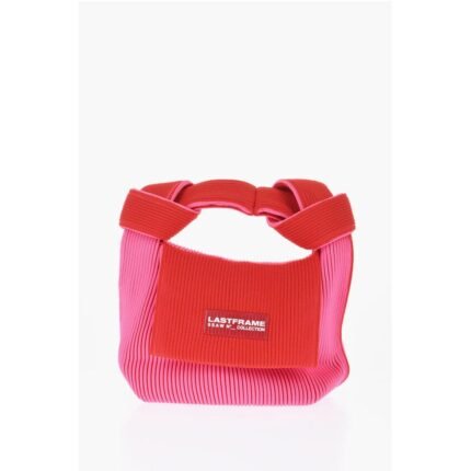 Last Frame Ribbed Two-Tone Tote Bag