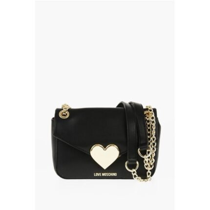 Moschino LOVE Faux Leather ECO-FRIENDLY GRACIOUS Shoulder Bag with Me