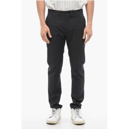 Department 5 Cotton and Virgin Wool MIKE Pants with Belt Loops