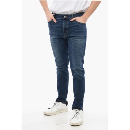 Department 5 Slim Fit DRAKE Jeans with Logoed Button 15cm