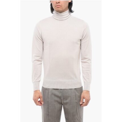 Department 5 Solid Color Merinos Wool DEVO Turtleneck Sweater