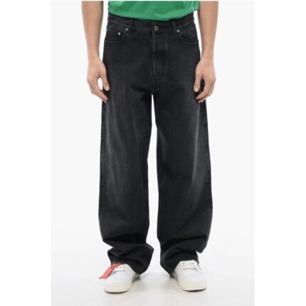 Off-White Faded Effect Loose-Fit Jeans 25cm
