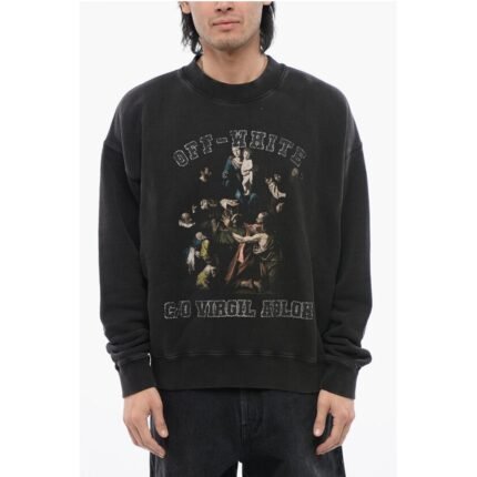 Off-White Printed MARY SKATE Crew-neck Sweatshirt