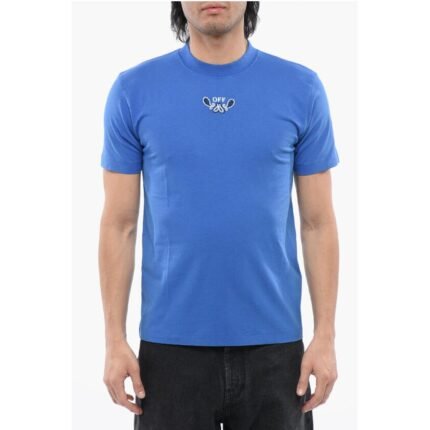 Off-White Bandana Motif Crew-neck T-shirt