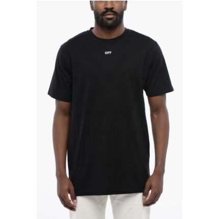 Off-White Cotton ARROW Crew-neck T-shirt
