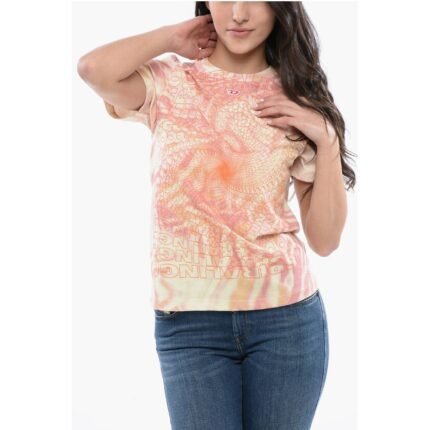 Diesel RED TAG Tie Dye Effect T-REGS-N6 Crew-neck T-shirt