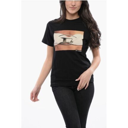 Diesel RED TAG Cotton T-REGS-N3 Crew-neck T-shirt with Print