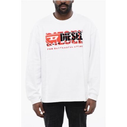 Diesel Brushed Cotton S-BAXT-N1 Crew-neck Sweatshirt