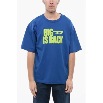 Diesel RED TAG Cotton T-BOXT-BACK Crew-neck T-shirt with Embossed P