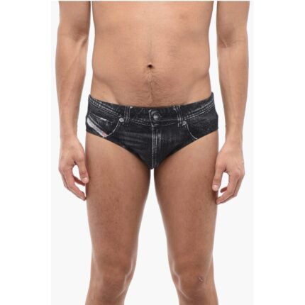 Diesel Denim Effect Stretch Fabric BMBR-ALFIE SW Swim Brief