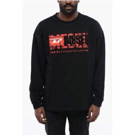 Diesel RED TAG Brushed Cotton S-BAXT-N1 Crew-neck Sweatshirt