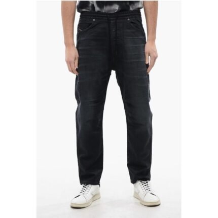 Diesel Solid Color 2040 D-AMAGE Jogg Jeans with Drawstring Waist 18