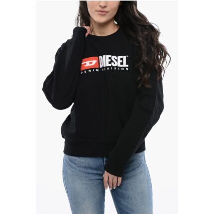 Diesel RED TAG Crew-neck F-REGGY-DIV Sweatshirt with Embroidery Log