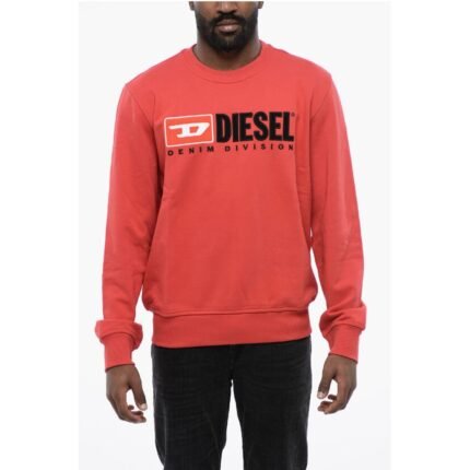 Diesel Lightweight Cotton S-GINN-DIV Crewneck Sweatshirt