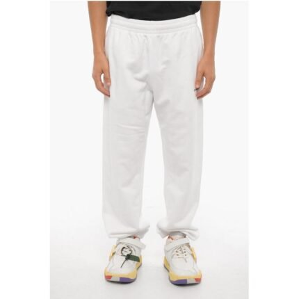 Off-White SEASONAL Brushed Cotton Joggers with Contrasting Details