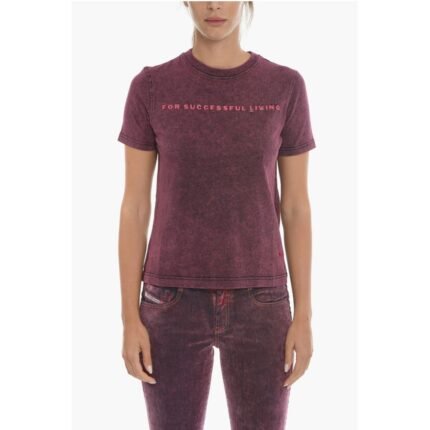 Diesel Vintage Effect T-REG-E4 Crew-neck T-Shirt