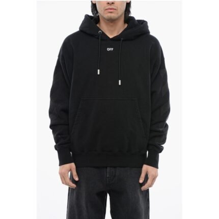 Off-White Skate-Fit Embroidered Hoodie