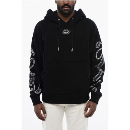 Off-White Hoddie BANDANA ARR SKATE With Contrast Embroidery