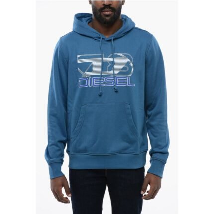 Diesel Printed Cotton S-GINN-HOOD-K40 Hoodie