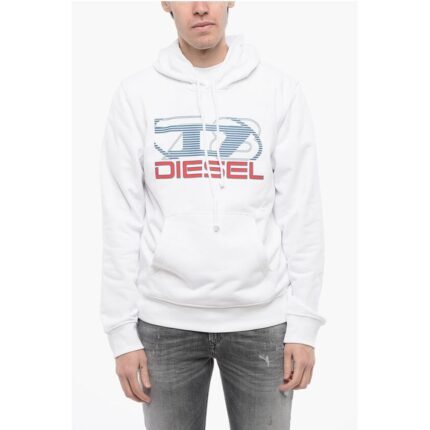 Diesel RED TAG Printed Cotton S-GINN-HOOD-K40 Hoodie