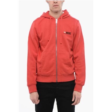 Diesel RED TAG Hoodie S-GINN-HOOD With Zip Closure