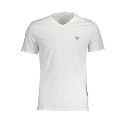 Guess Jeans White Cotton T-Shirt