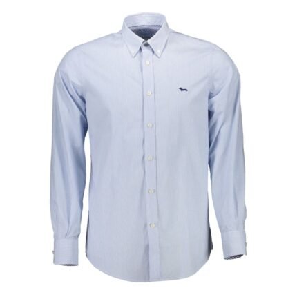 Harmont & Blaine Blue Cotton Shirt