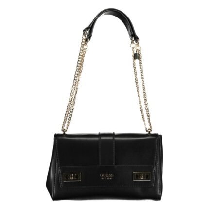 Guess Jeans Black Polyethylene Handbag