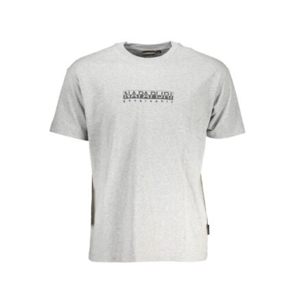 Napapijri Gray Cotton T-Shirt
