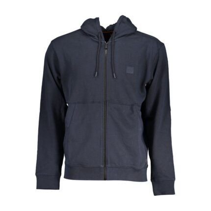 Hugo Boss Blue Cotton Sweater