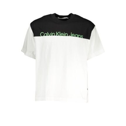 Calvin Klein White Cotton T-Shirt